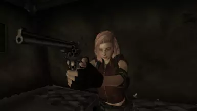 Monica and Her Webley 45