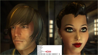V1.1 allows to use M and F hairstyles on both genders