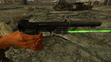 Assault Pistol laser effect