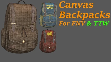 Canvas Backpacks - FNV - TTW