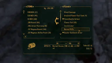 Random loot drop from generic Fiend