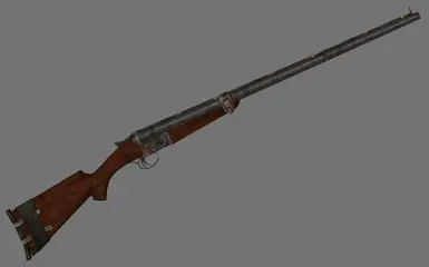 Point Lookout Double Barrel Shotgun ( Vanilla Textures )