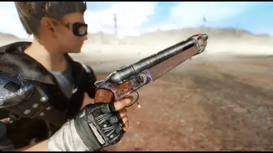 DC Sawed Off Shotgun Ingame with retextures 