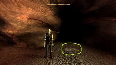 Location of the armor next to the player wearing it