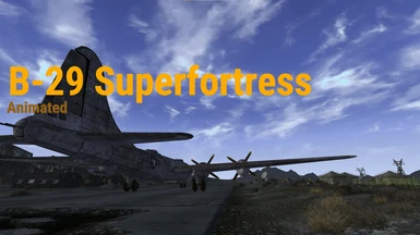 Volare - Animated B-29 Superfortress ( b29- boomers- flying airplane)