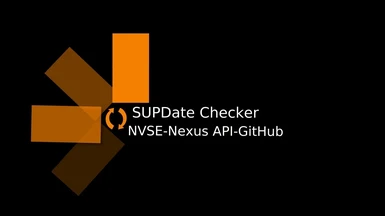 SUPDate Checker(NVSE-Nexus API-GitHub)