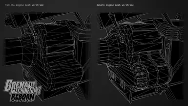 Lots of extra geometry on the front engine section