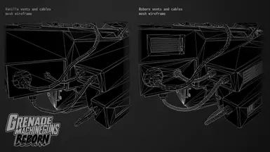 The cables no longer look like they belong on the PS2, and the vents now have proper geometry !