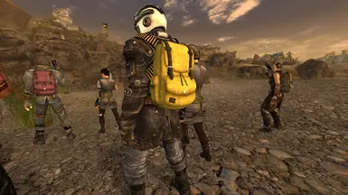 Backpacks are distributed to NPCs across the wasteland