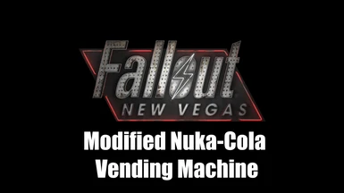 Old World Blues - Modified Nuka-Cola Machine Restoration