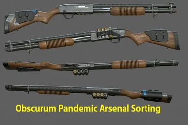 Obscurum Pandemic Weapon Armor Sorting Save