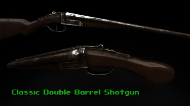 Classic Double Barrel Shotgun