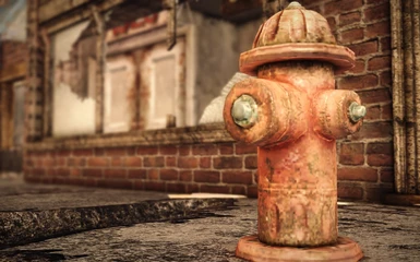Flawed fire hydrant (vanilla)