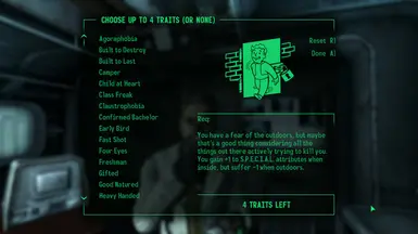 Mod gives Fallout 4 cool New Vegas-style Traits