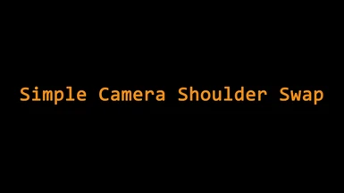 Simple Camera Shoulder Swap