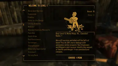 Sneak peek at new perks in Fallout: New Vegas