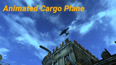 Cargo Plane Aircraft For fallout new Vegas