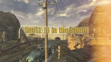 ROUTE 15 in the storm