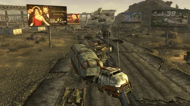 Traffic jam spotted when walking to Vegas on your 1000th playthrough