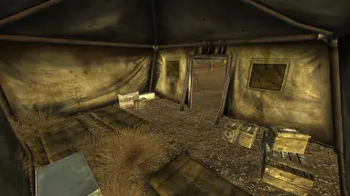 Recruits Tent Interior - Before