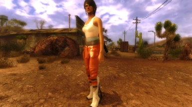 Chell's outfit from Portal 2 at Fallout New Vegas - mods and community