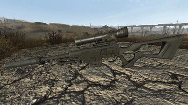 Fully modded Sniper rifle