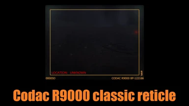 Codac R9000 classic reticle