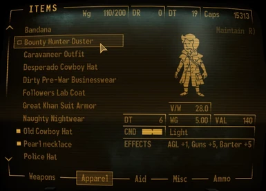 Bounty Hunter Duster Example