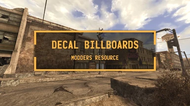 Decal Billboards Resource
