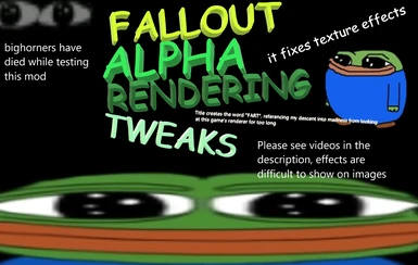 Fallout Alpha Rendering Tweaks - NVSE