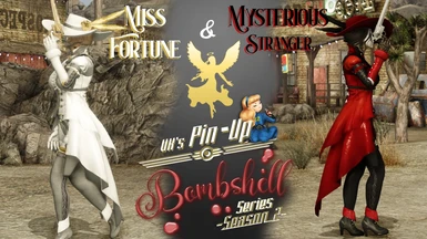 VK's Pin-Up Series - Miss Fortune and The Mysterious Stranger