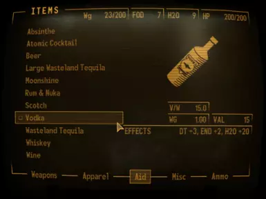 Vodka Whiskey Rose Bonus