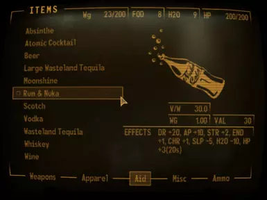 Rum and Nuka Old World Gourmet Bonus