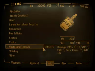 Wasteland Tequila Whiskey Rose Bonus