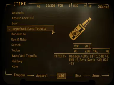 Large Wasteland Tequila Survival 100 Full Bonus