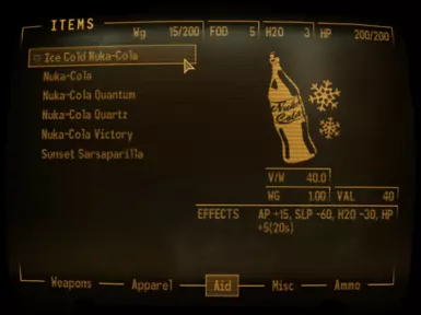 Ice Cold Nuka-Cola Old World Gourmet Bonus