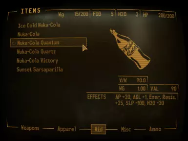 Nuka-Cola Quantum Old World Gourmet Bonus