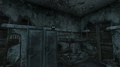 CyberFey's Helmet is located in the Barracks of the NCR Embassy.