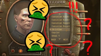 FCO - Sensible Character Creation Race Options for Fallout Character  Overhaul - Nexus Fallout New Vegas RSS Feed - Schaken-Mods