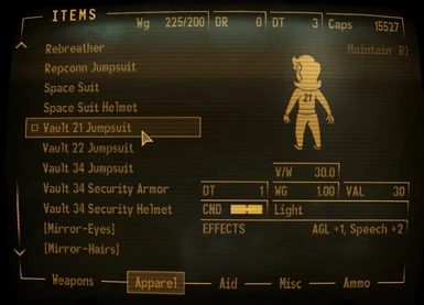 Uniquely Balanced Variants for Vault Suits - Security Vests - Boomer Outfits