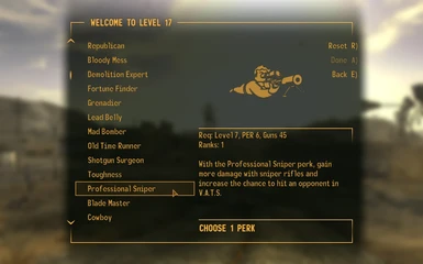 More Perks I at Fallout New Vegas - mods and community