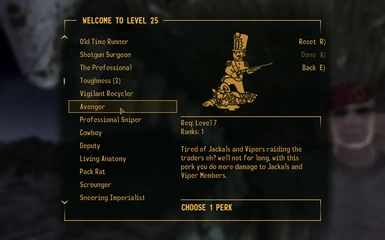 Raiden's Perks at Fallout New Vegas - mods and community