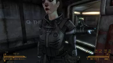 Stealth suit closeup