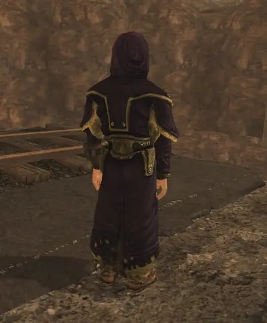 Back with Alternative Hood Mesh (Male)