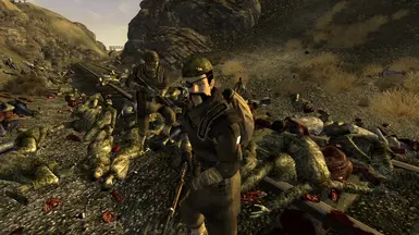 Hank after killing a lot of zombies