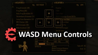 WASD Menu Controls