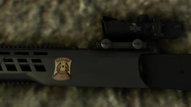 Boone's Rifle Decal Detail