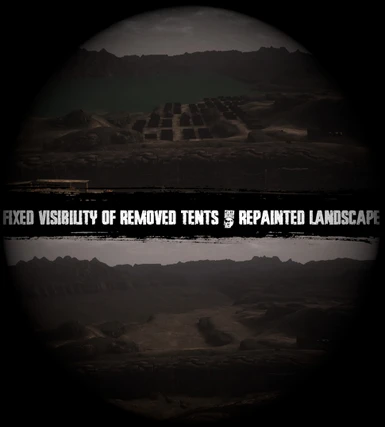 Fixed LOD and terrain in regard to removed tents