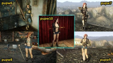 Weapon Pose Reference Card 02 (from pupw6 to pupw10)