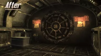 Vault 21's Main Entrance